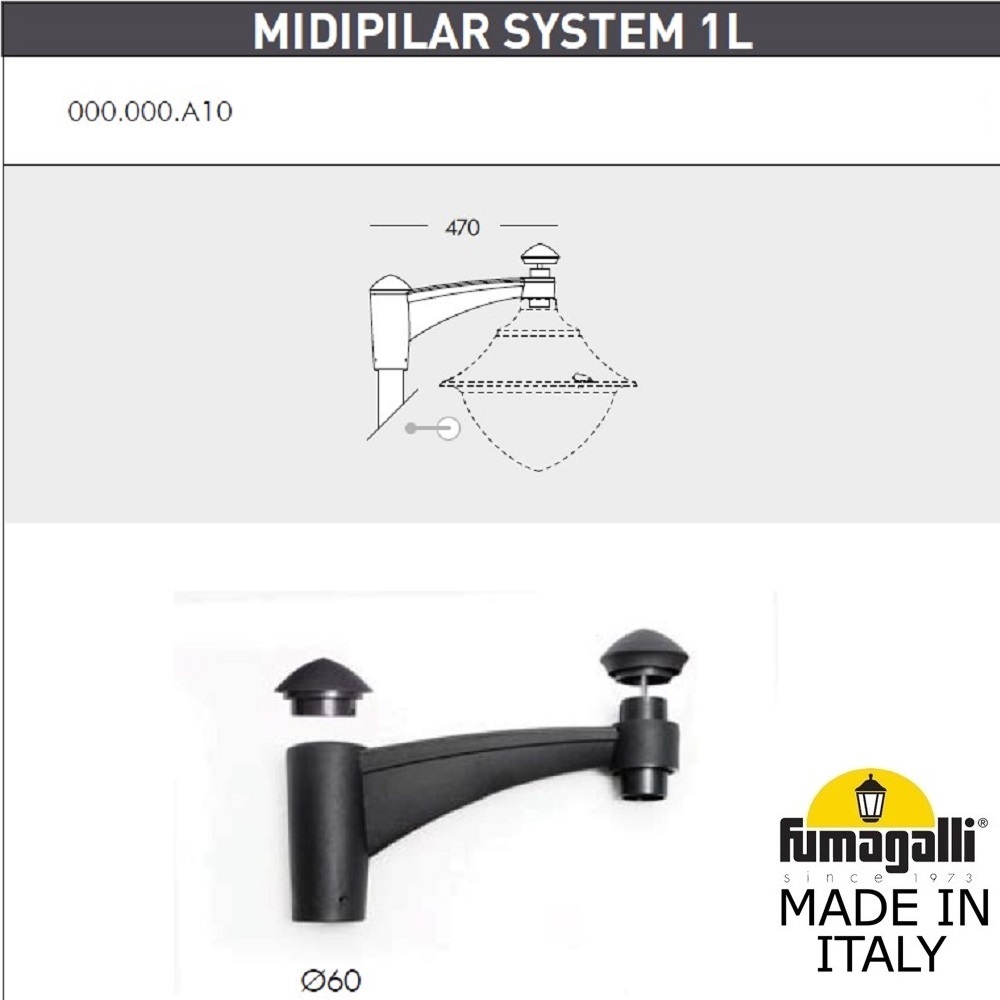 ������� ��� ��������� ������ FUMAGALLI MIDIPILAR SYS 1L  000.000.A10.A0