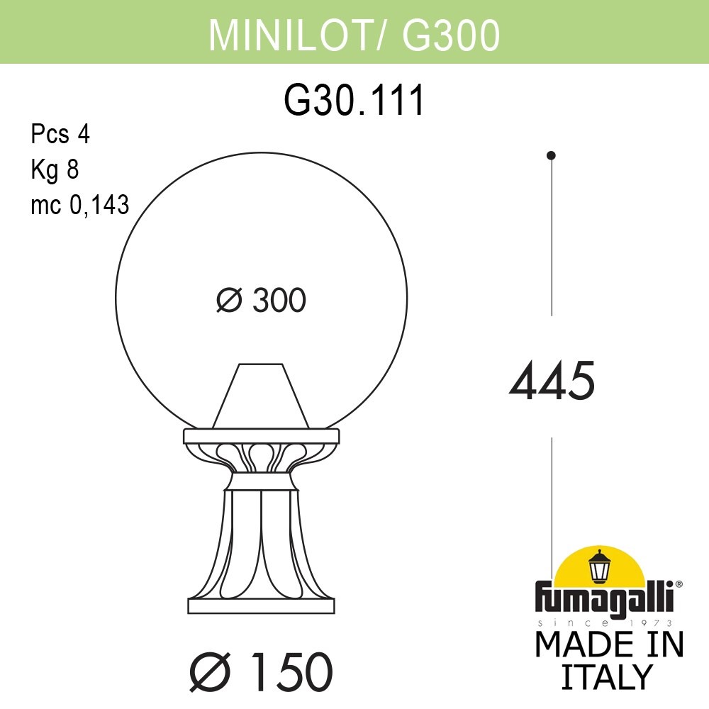 ����������� ������ FUMAGALLI MINILOT/G300. G30.111.000.VXE27