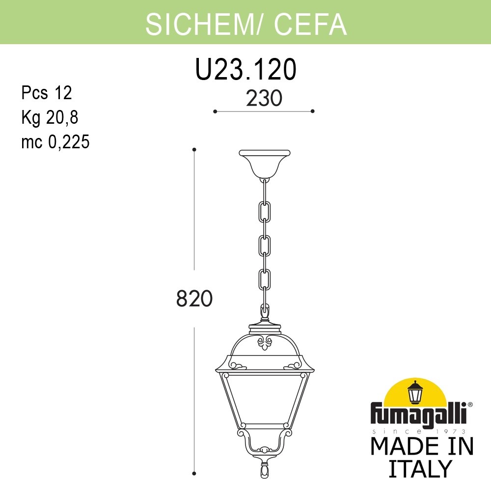 ��������� ������� ���������� FUMAGALLI SICHEM/CEFA U23.120.000.VXE27