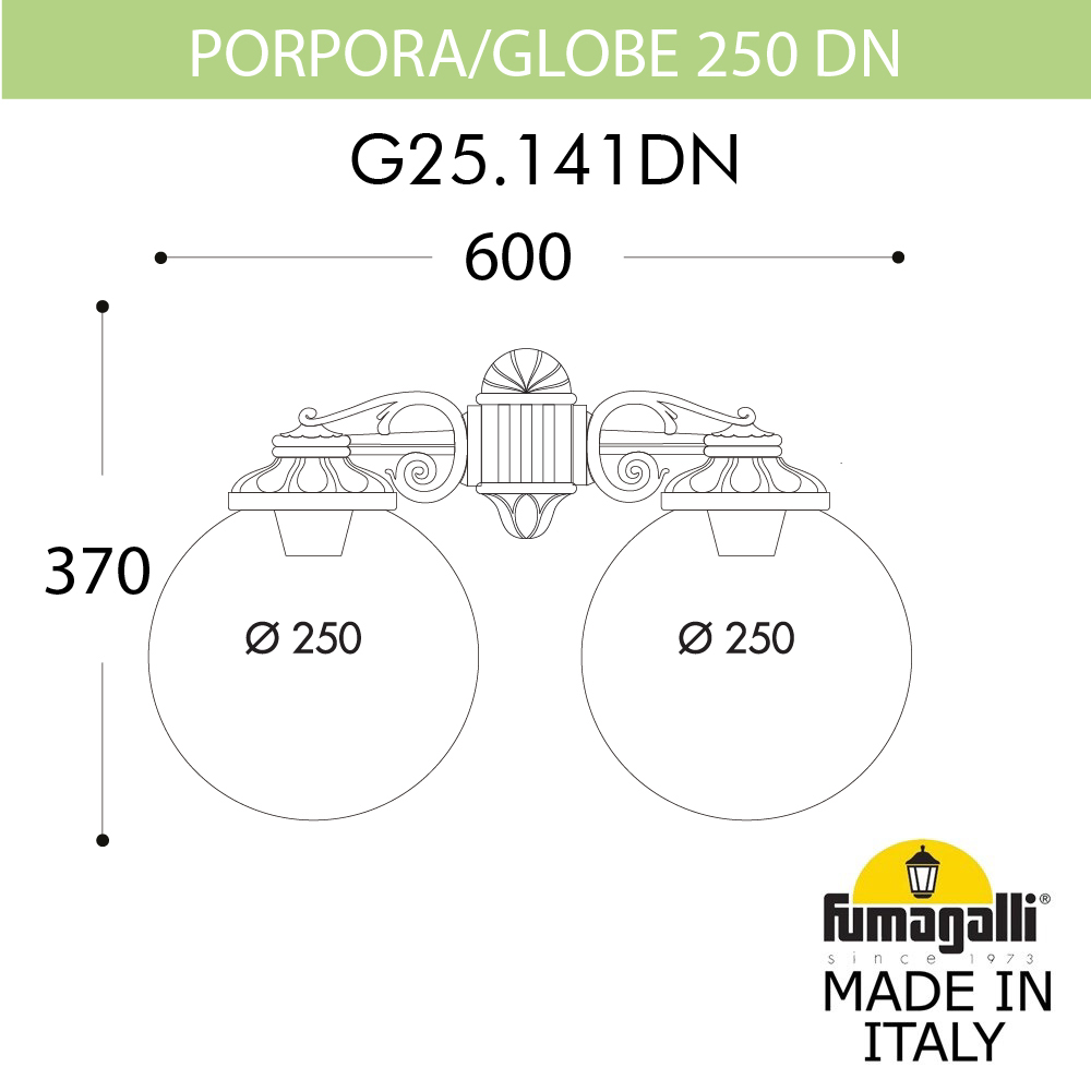 ���������� ������� ��������� FUMAGALLI PORPORA/G250 G25.141.000.WZE27DN