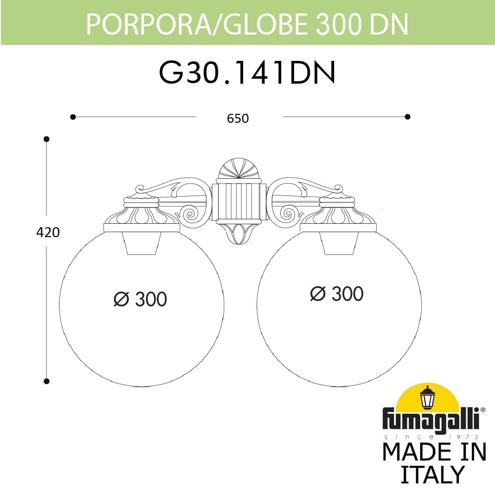���������� ������� ��������� FUMAGALLI PORPORA/G300 G30.141.000.WZE27DN