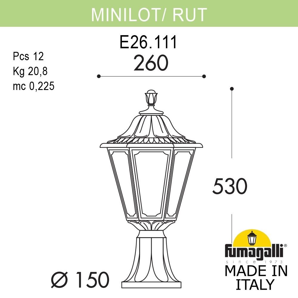 ����������� ������ FUMAGALLI MINILOT/RUT E26.111.000.VXE27