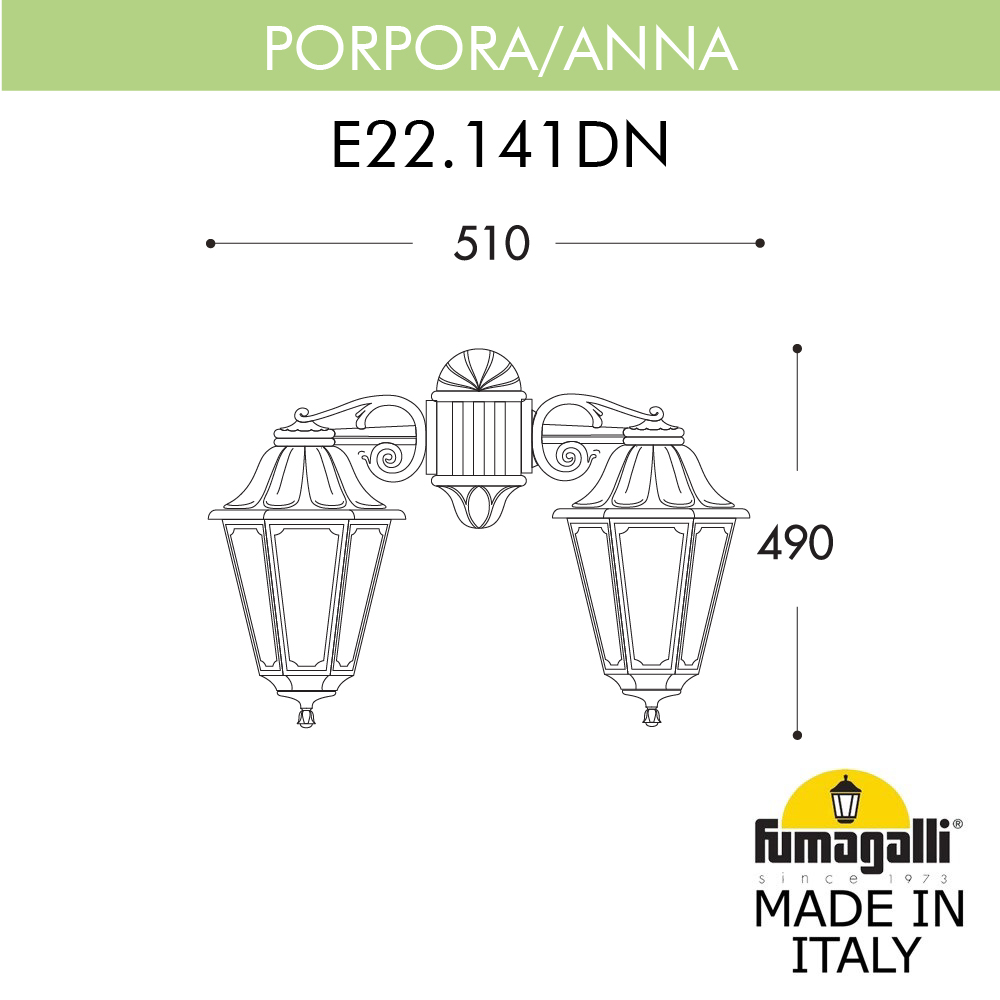 ���������� ������� ��������� FUMAGALLI PORPORA/ANNA E22.141.000.VXE27DN