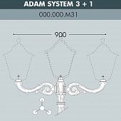 ������� ��� ��������� ������ FUMAGALLI ADAM SYS 3L+1  000.000.M31.A0