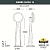 ������� ����������-������� FUMAGALLI GABRI/LUCIA 1L 1R3.613.010.WYE27