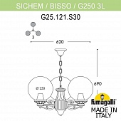 ��������� ������� ���������� FUMAGALLI SICHEM/G250 3L. G25.120.S30.VZE27