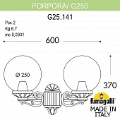 ���������� ������� ��������� FUMAGALLI PORPORA/G250 G25.141.000.WZE27