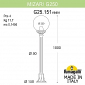 ������� ����������-������� FUMAGALLI MIZAR.R/G250 G25.151.000.VYE27